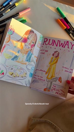 Autumn/Winter Doodle Sketchbook Tour