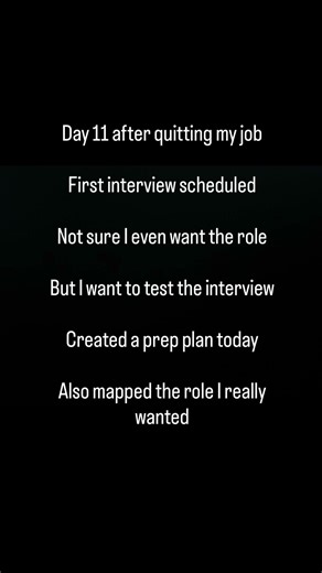 First interview scheduled.Not sure I want the job…but I want the experience.Day 11 of the job search