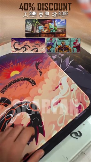 World of Warcraft Dark Map Mouse Pad – WoW Gaming Desk Mat for Horde Alliance Fans and MMO Setups