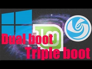 TUTORIAL COMPLETO TRIPLE BOOT WINDOWS 10 LINUX MINT 18.3 e LINUX DEEPIN 15.4