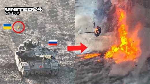 RUSSIAN TANK ASSAULT THWARTED BY UKRAINIAN FPV DRONES — INCREDIBLE FOOTAGE | Military Update