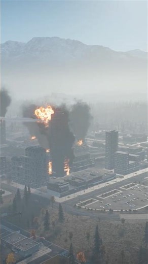 Insane F-16 Falcon Dogfight Through The City Streets