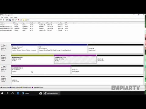 How to Create Spanned Volume in Dynamic Disk