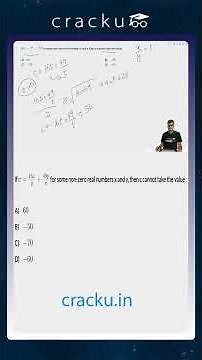CAT Previous Year Questions Linear Equations #97 | Cracku CAT Previous Papers
