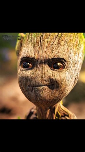 When Groot gets mad at the squirrel !! #shorts
