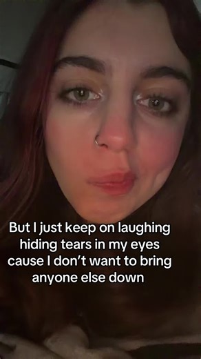 I don’t tend to cry in front of people unless there family #cry #mask