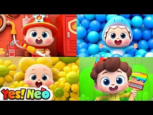 Learn Colors with Color Babies | Magic Brush | Colors Song | Nursery Rhyme & Kids Song | Yes! Neo