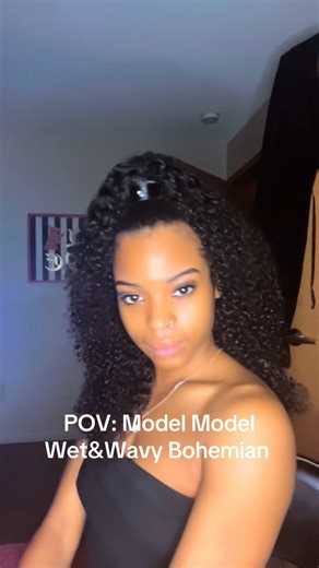 The perfect Wet & Wavy curls  @lamiracleonly with Dream Weaver Wet & Wavy Bohemian 3pcs bundle 10/12/14” #ModelModelHair #Bohemian #bundles #virginremyhair #quickweave #protectivestyles | Model Model Hair Fashion Inc. | Facebook