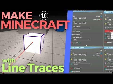 【備忘録】BluePrintノード”LineTrace By Channel”のStartとEndに繋げるノード群