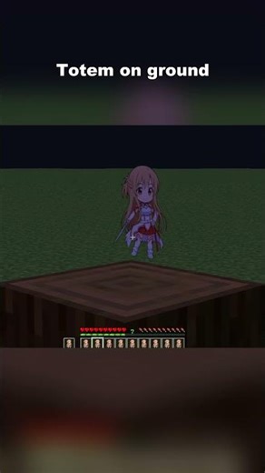 Chibi Asuna Animated Totem v1.3 | Minecraft Resource Pack (1.16–1.21.10) #resourcepacks #sao