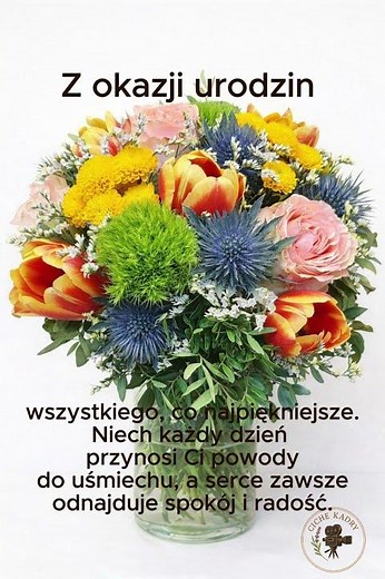 Kartka urodzinowa – dla każdego, kto zasługuje na piękny dzień😊
