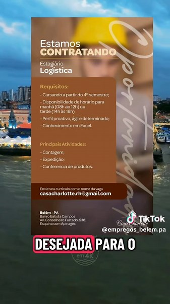 📣 VAGAS DE HOJE EM BELÉM E ANANINDEUA! 🚀 Não perca a oportunidade de começar a semana com o pé direito! Acabamos de postar as melhores oportunidades de emprego da região. Assista ao vídeo, confira os cargos disponíveis e os requisitos para cada vaga. 💡 DICA: Prepare seu currículo e envie o quanto antes! Se precisar de ajuda para destacar suas habilidades, conte com a gente. Confira todos os detalhes agora e boa sorte! 🍀 #vagasbelem #ananindeua #empregopara #oportunidade #vagasdeemprego