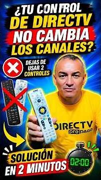 🚨 IS YOUR DIRECTV REMOTE NOT CHANGING CHANNELS? SOLUTION IN 2 MINUTES #directv #satellitetv #inte...