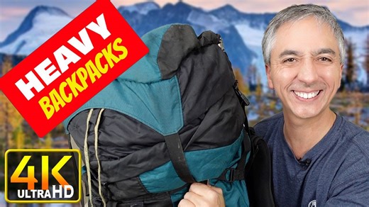 How to hoist a heavy backpack 50+ pounds (23kg) or more