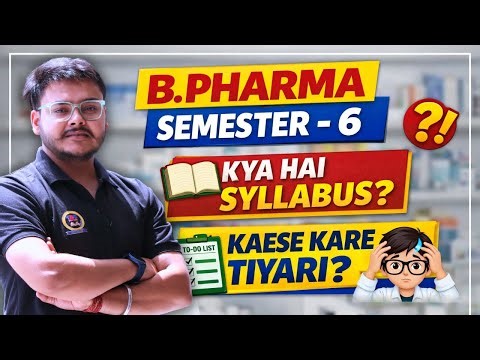 B Pharm 6th Semester | Syllabus | Subjects | Introduction | BSP Pharmacy | Punit Sir