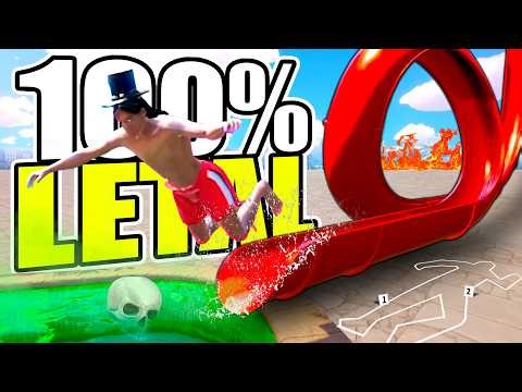 SURVIVING IS OPTIONAL in Waterpark Simulator