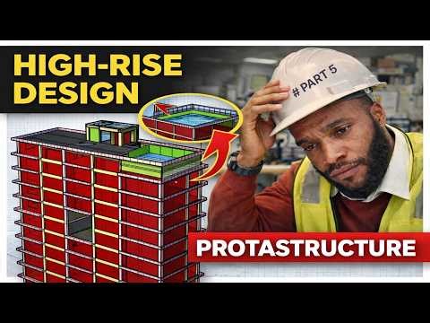 High Rise Building + Rooftop Pool Design Using ProtaStructure | Full Course