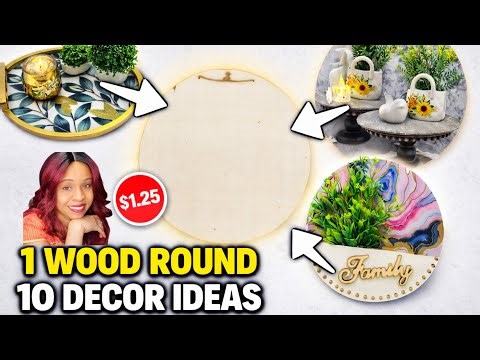 Stop Wasting Wood Rounds! 10 Genius Dollar Tree DIYs You Need to Try