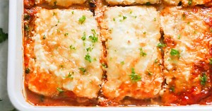 Low-carb Eggplant Lasagna Recipe (Video)