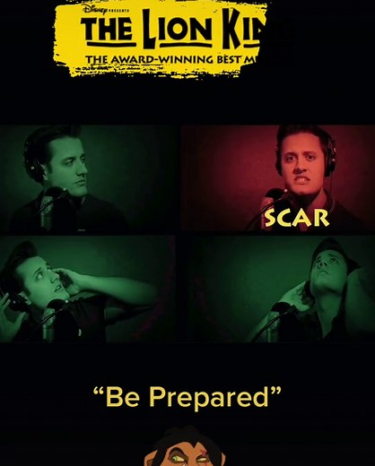 🎶 “Be Prepared” clip from my Lion King medley! #disney #thelionking #broadway #scar #animation #90s #medley #eltonjohn #cover #nickpitera