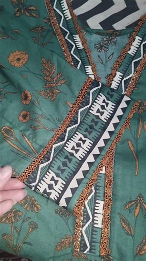 trendy over lap neck design with joining lace#shorts