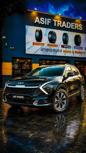 Kia Sportage HEV Tyre Replacement and Final SUV Transformation #shorts #cartransformation