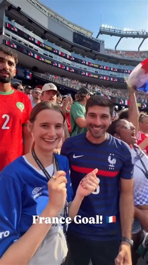 France vs Morocco-: France fans joyfully celebrating Kylian Mbappe goal⚽️
