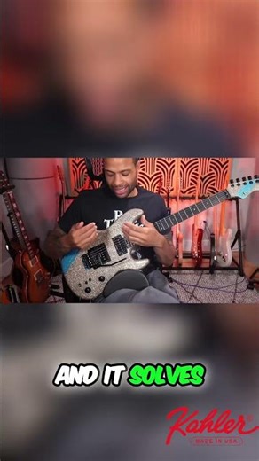 Kahler Steeler Bridge: The Ultimate Floating Tremolo! #shorts