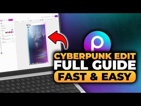 Cyberpunk Editing Picsart (FAST & EASY) | 100% WORKS | NO Yapping, To The Point!