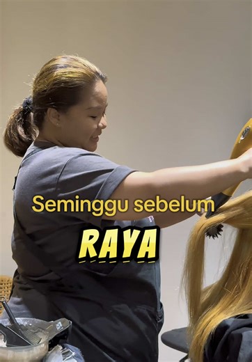 Persiapan Last Minute untuk Raya di Hair Library
