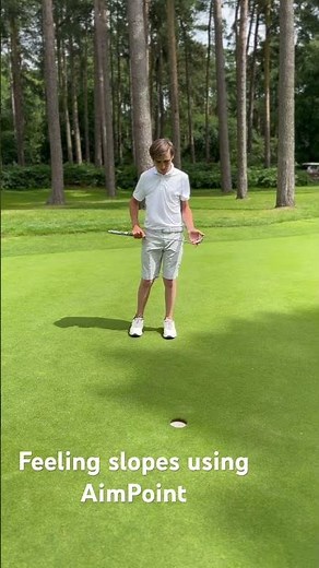 AimPoint your putts to get a perfect green read #golfinstruction #golfingtips