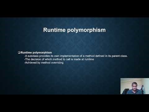 Run Time Polymorphism in java
