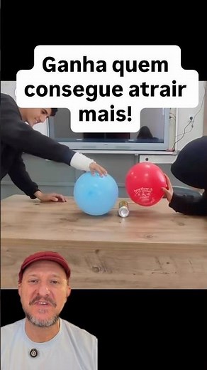Static electricity experiment turns into a game