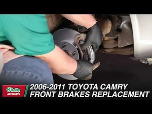 How To Remove and Replace the Front Brakes on a 2006-2011 Toyota Camry