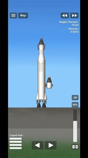 App: space flight simulator