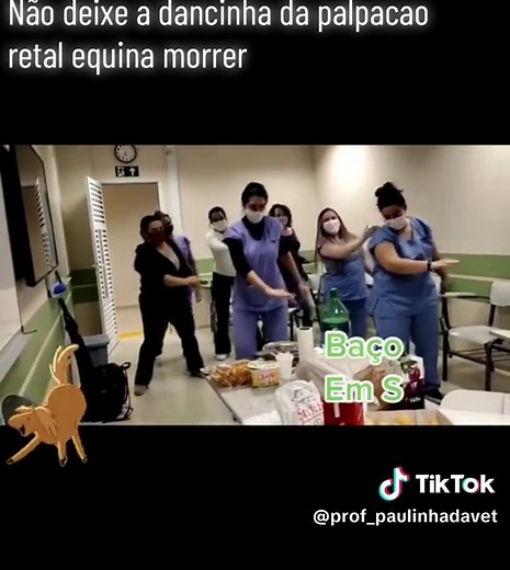 Palpacao retal equina academia de dança #veterinaria #comediahumor #horsesoftiktok #medvet