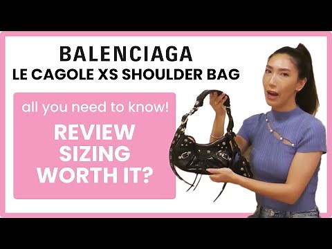 Balenciaga Le Cagole XS Bag WITH RHINESTONES Review, Unboxing, Need to Know