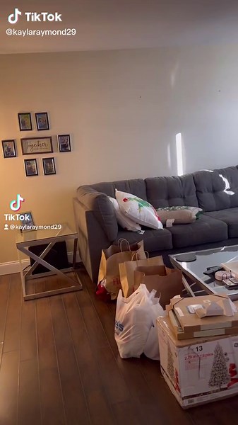 Never Too Early For Christmas 🎄#christmas #decorations #tree #newapartment #christmasvillage #christmas2022 #christmascountdown