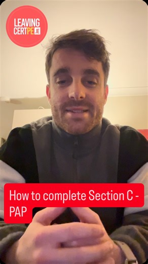 Leavingcertpe.ie on Instagram: "How to complete your PAP Section C A lot of information for a short video - more detail and sample analysis in the recorded section c zoom and sample H1 PAP on www.leavingcertpe.ie Any questions feel free to DM 🤝 Next video: project infringements and overall coherence ✅ Nearly there keep the work up 💪 #pap #sectionc #lcpe #leavingcertpe"