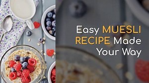 3.9K views · 52 reactions | This EASY MUESLI RECIPE is just what you need to get your morning off on a healthy and nutritious start. Easy to make with ingredients YOU like. Make this once and store-bought granola will be a thing of the past. RECIPE: https://homemadeandyummy.com/easy-muesli-recipe/ | Homemade & Yummy | Facebook