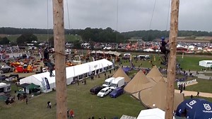 Video. Elite climbers challenge gravity in Pole Climbing Championship