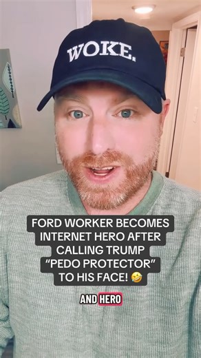Justin on Instagram: "Ford employee becomes instant internet hero as he calls out Dumpy to his face! #ford #autoworker #lol #fdt #releasethefiles"