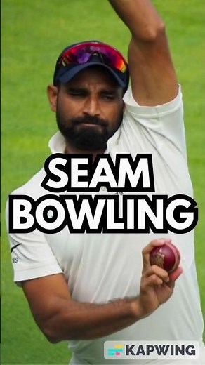 What is Seam Bowling in Cricket? How to do Seam Bowling? #shorts