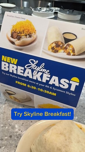 147 reactions · 53 shares | Wake up with Skyline! NEW Skyline Breakfast is now available at even more Skyline locations, served daily 8:00-10:30am! Find your participating Skyline by clicking Learn More! | Skyline Chili | Facebook