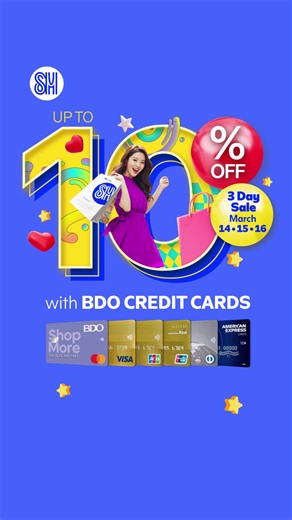 62 reactions | ‼️SM 3-Day Sale‼️ Get as much as P3,000 EXTRA...