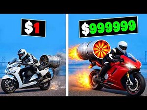 $1 to $1,000,000,000 ROCKET BIKE in GTA 5!