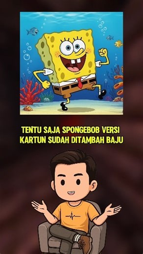 What kind of sea animal is SpongeBob? #uniquefacts