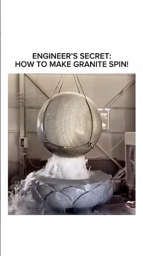 Engineering Magic: How Giant Floating Granite Spheres Are Made 🏗️✨