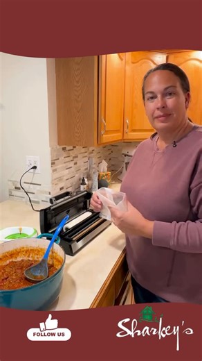 Did you know you can vacuum seal soup in your Food Saver for easy freezer meals later? TOTAL game changer. No freezer burn, no bulky containers, and it thaws like a dream 🙌 We’ll show you the simple trick to sealing liquids without making a mess — so you can batch cook once and enjoy homemade soup anytime. Future-you will be VERY thankful on a busy night 😅 Who else loves having ready-to-go meals in the freezer? #FreezerMeals #SoupSeason #KitchenTips #MealPrep #FoodSaver | Sharkey's Greenhouses