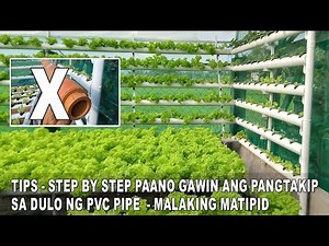 Tips Paano Makatipid sa NFT Hydroponic Farming at home using PVC Pipe - Mini farm system